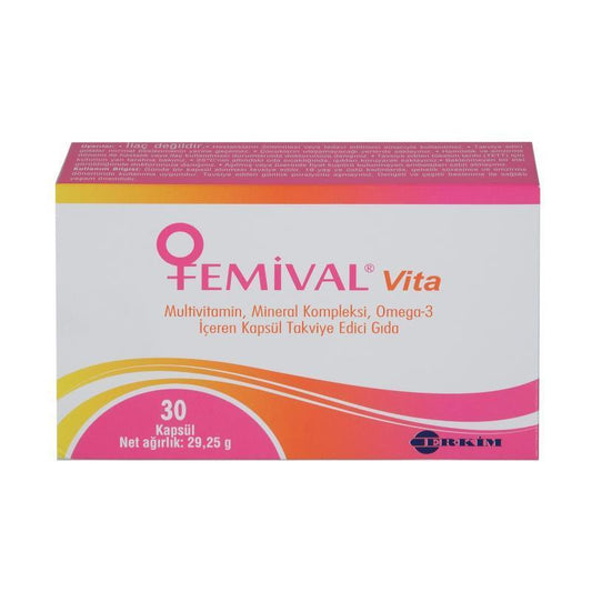Femival Vita: Boost Your Health with Essential Vitamin & Mineral Dietary Supplement Capsules