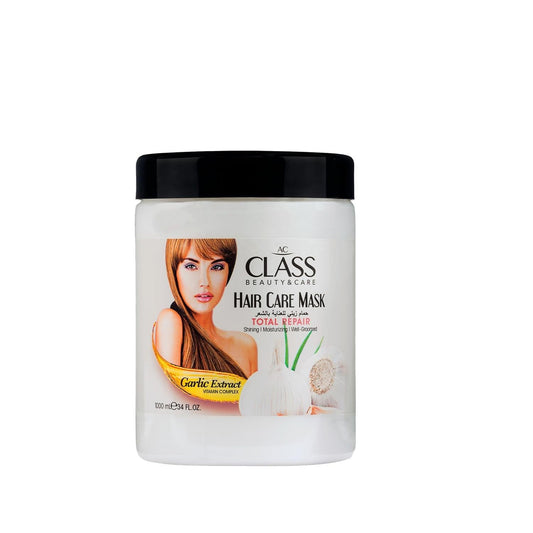 Masque capillaire à l'extrait d'ail Ac Class 1000 ml - Nutrition intensive pour cheveux secs et abîmés