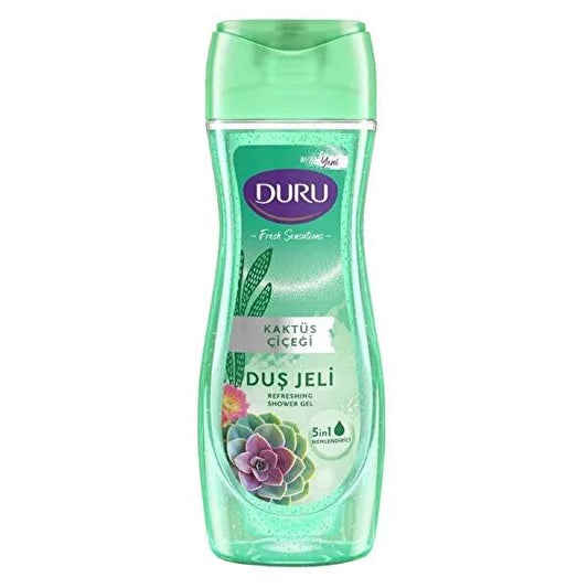 Gel douche Duru Fresh Sensations Cactus - Hydratant, emballage recyclable, testé dermatologiquement - 450 ml