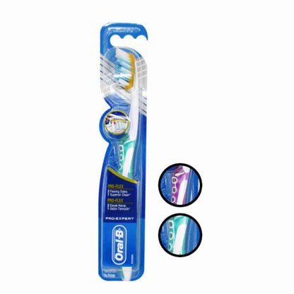 Cepillo de dientes manual Oral-B Pro-Flex suave: cuidado bucal delicado para dientes y encías sensibles