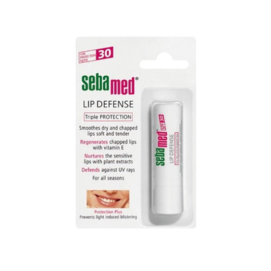 Sebamed Protection Lèvres FPS 30 : Soin hydratant et protection solaire ultime pour les lèvres sèches et gercées - Écran solaire à large spectre