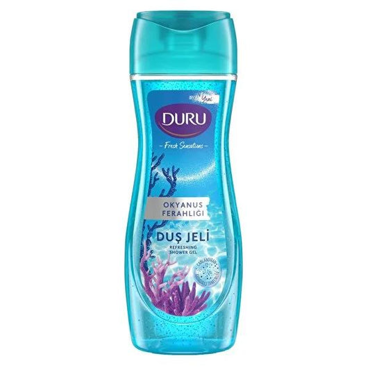 Gel douche Duru Fresh Sensations senteur Océan - Rafraîchissant, nettoyage en profondeur, 650 ml