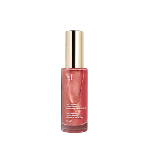 Misbahçe Pink Tangerine Vitamin Rich Hair and Body Oil - 1.01 fl oz, Nourishing, Radiant Glow for Skin & Hair