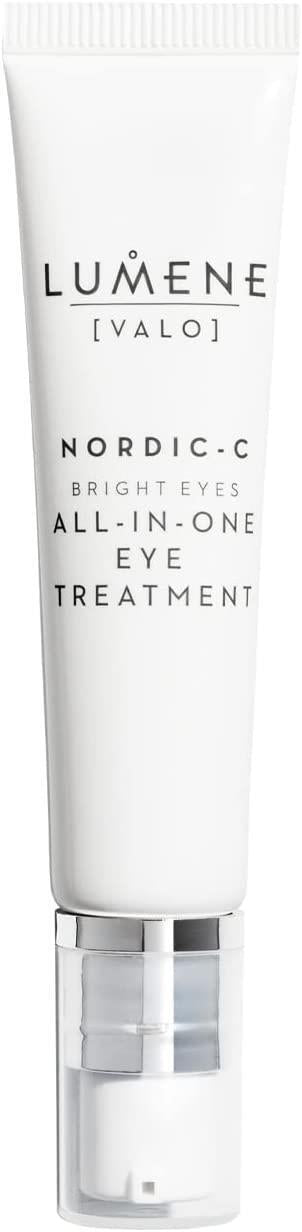 Crème contour des yeux tout-en-un Lumene Bright Eyes - Anti-âge, illuminatrice, formule végane pour tous types de peaux