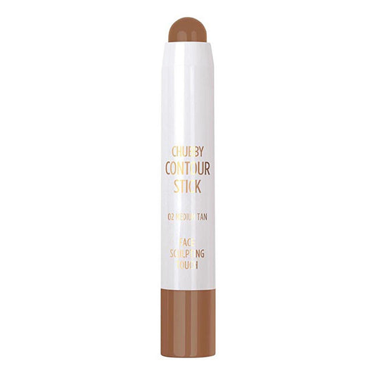 Golden Rose Chubby Contour Stick 02 Medium Tan - Vegan, E Vitamin Enriched Contour Makeup