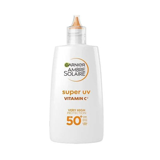 Garnier Ambre Solaire SPF50+ Vitamin C Facial Sunscreen: Dark Spot Protection, Non-Greasy, High UV Protection, Anti-Aging - 1.35 fl oz