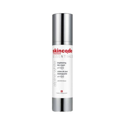 Crème de jour éclaircissante Skincode SPF15 - Hydratation et protection UV pour un teint plus éclatant