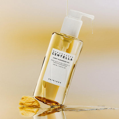 Huile nettoyante Madagascar Centella de Skin1004 : démaquillant et nettoyant visage doux K-Beauty pour peaux sensibles - 200 ml