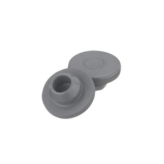 13 mm Gray Chlorobutyl Snap-On Vial Stoppers (Case of 1,000) Science & Laboratory Pasteur Pharmacy