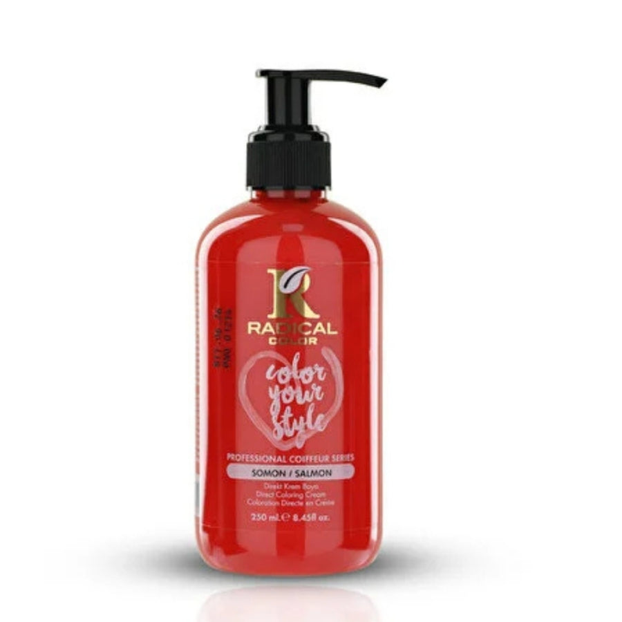 Radical Color Salmon Water-Based Hair Color for Vibrant Shine 250ml