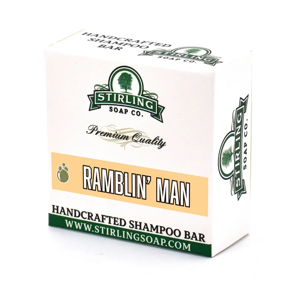 Stirling Soap Co. Ramblin' Man Shampoo Bar 3.8 Oz Shampoo Bar Pasteur Pharmacy