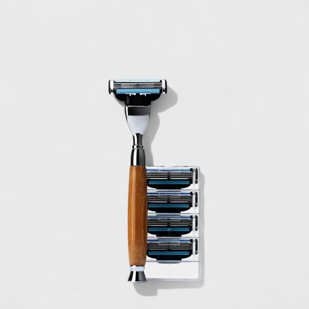 Razor Blades Personal Care Public Goods 4ct & Handle