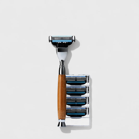 Razor Blades Personal Care Public Goods 4ct & Handle