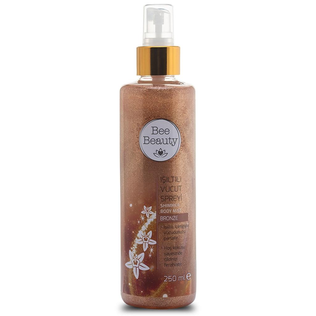 Spray corporal bronceado con brillo Bee Beauty para una luminosidad radiante 250 ml