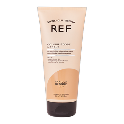Masque raviveur de couleur REF Stockholm Cool Vanilla Blonde 10.3, 200 ml