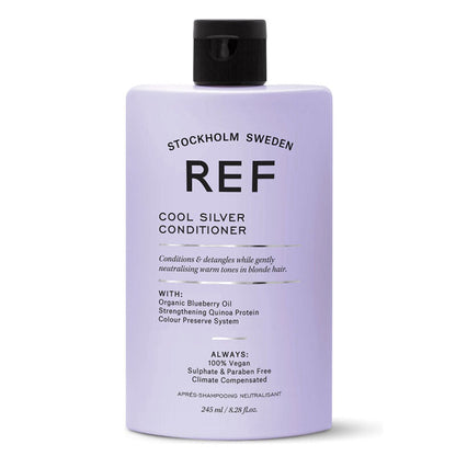 Après-shampooing Cool Silver pour cheveux blonds Ref Stockholm Suède 245 ml