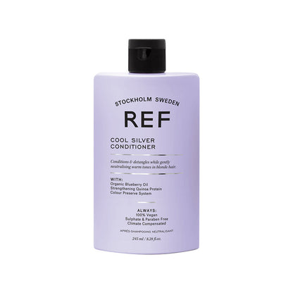 Après-shampooing Cool Silver pour cheveux blonds Ref Stockholm Suède 245 ml