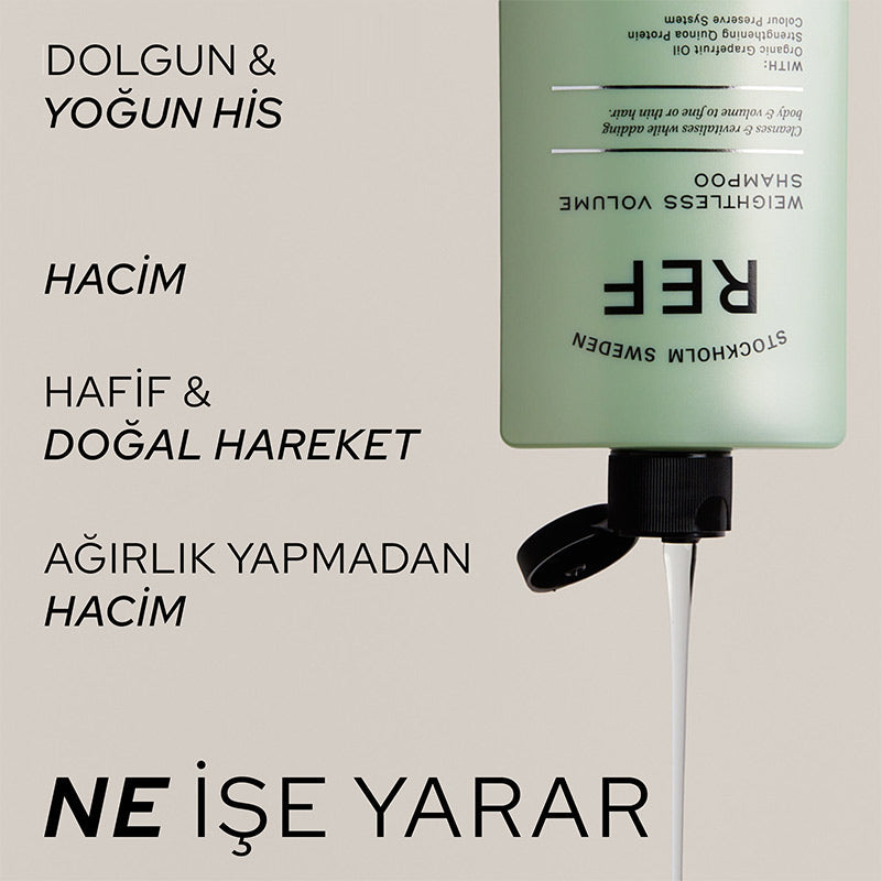 Ref Stockholm Sweden Weightless Volume Shampoo for Fine Hair 100 ml