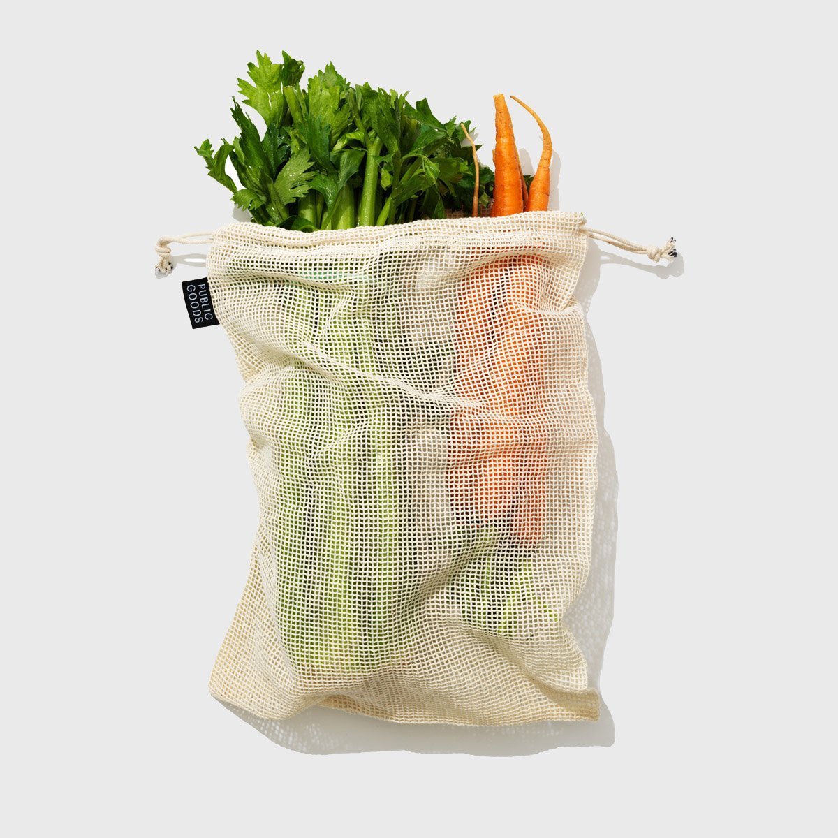 Organic Reusable Mesh Grocery Bag (2 ct) Household Public Goods