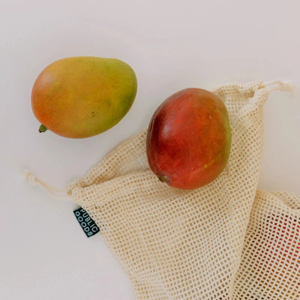 Organic Reusable Mesh Grocery Bag (2 ct) Household Public Goods