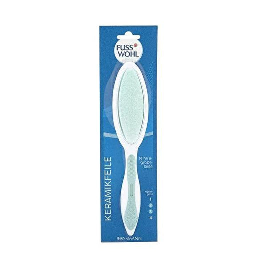 Lima para pies de doble cara Fusswohl para unos pies suaves - Resistente al agua y agarre ergonómico