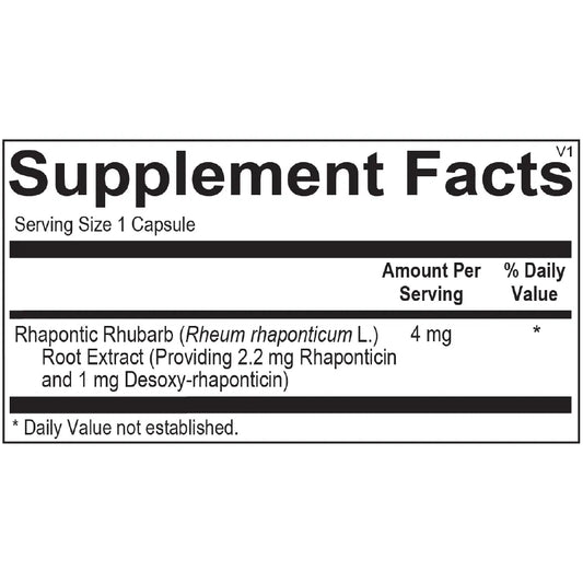 Rhubestryn Menopause Symptom Relief - 30 Capsules Menopause Symptom Relief Pasteur Pharmacy