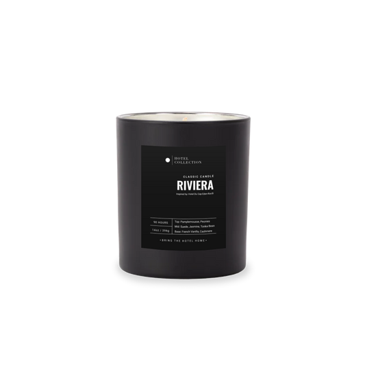Hotel Collection Classic Riviera Candle Candle Hotel Collection Black