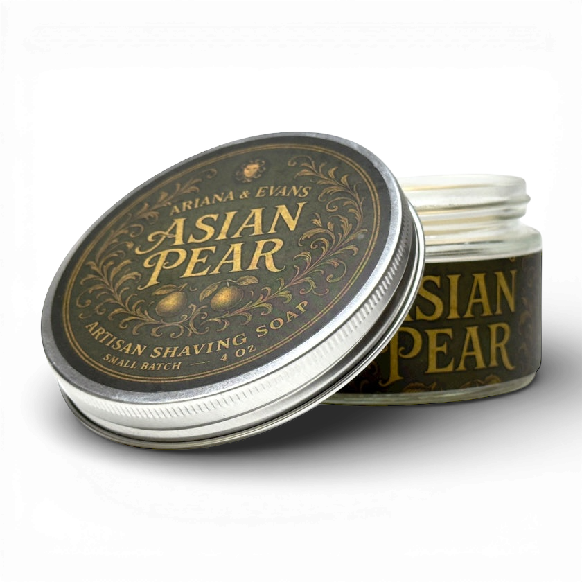 Ariana & Evans Asian Pear Ultima Shaving Collection Shaving Kits Pasteur Pharmacy Shaving Soap 2 Base 4 Oz