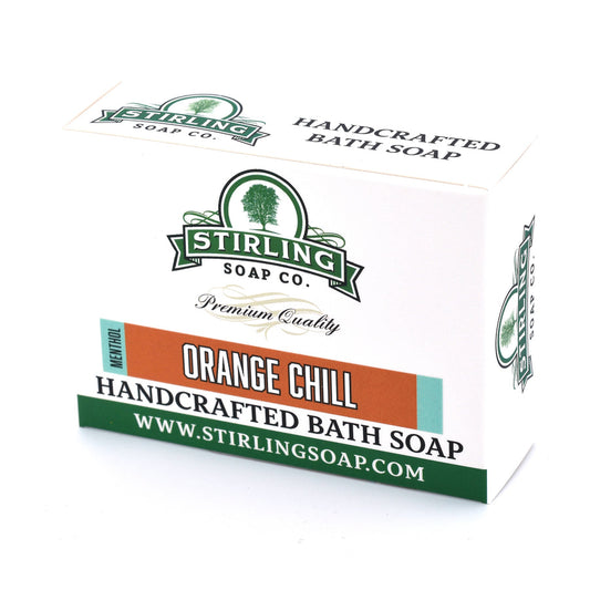 Stirling Soap Co. Orange Chill Bath Soap 5.5 Oz Bar Soap Pasteur Pharmacy