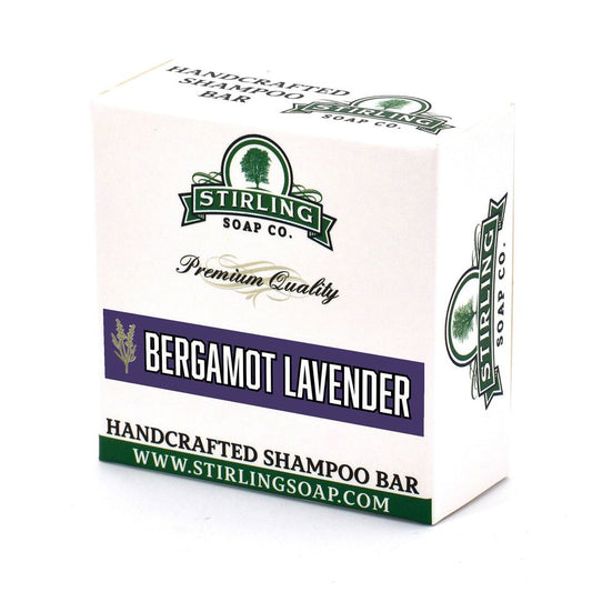Stirling Soap Co. Bergamot Lavender Shampoo Bar 3.8 Oz Bar soap Pasteur Pharmacy