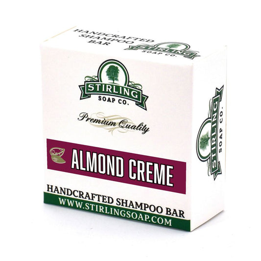 Stirling Soap Co. Almond Creme Shampoo Bar 3.8 Oz Bar Soap Pasteur Pharmacy