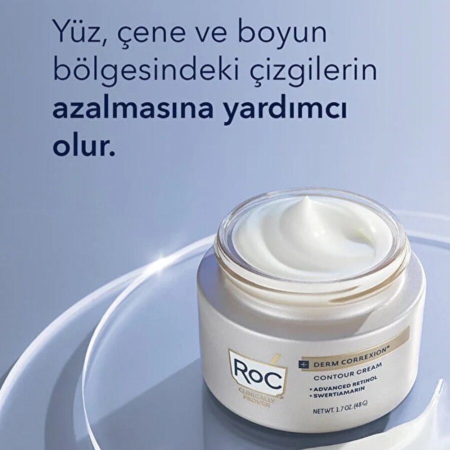 Crème raffermissante visage et cou au rétinol et swertiamarin RoC Derm Correxion 50 ml