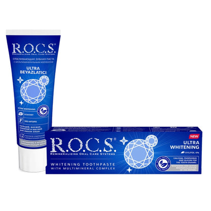 Dentifrice R.O.C.S. Ultra Whitening pour des sourires éclatants 94 g