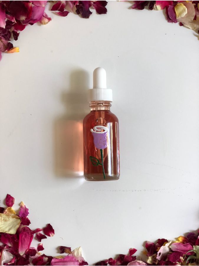 Smoke Perfume Rose Glycerite Smoke Perfume