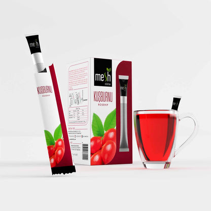 Tisane au cynorrhodon Mesh Stick - 16 sachets de thé, 40g - Stimulant immunitaire naturel et riche en vitamine C
