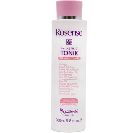 Lotion tonique raffermissante à l'eau de rose Rosense 200 ml