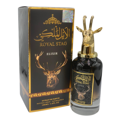 Royal Stag Elixir by Wadi Al Khaleej Eau De Parfum Spray for Men, 100 ml