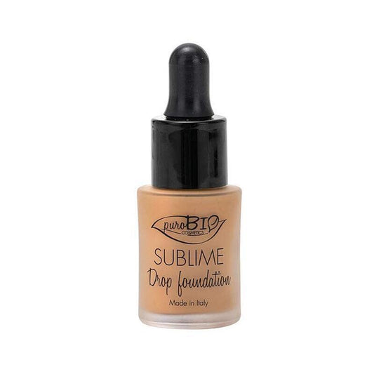 Purobio Sublime Drop Foundation 04 - Natural, Buildable Coverage Makeup with Antioxidant Benefits