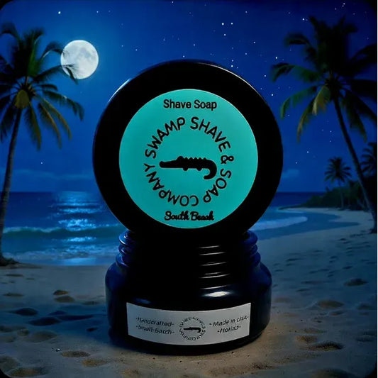 Swamp Shave & Soap Company South Beach Shave Soap 4.2 Oz Shave Soap Pasteur Pharmacy