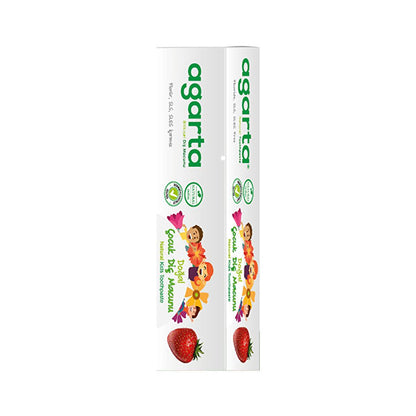 Dentifrice pour enfants sans fluor Agarta - Goût fraise 75 ml