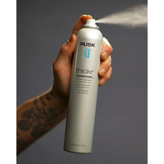 Rusk Thickr Hairspray for Fine Hair 360 mL Hairspray Pasteur Pharmacy