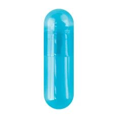 Capsugel Coni-Snap Hard Gelatin Capsules | Size #1 | Aqua Blue/Aqua Blue (1,000 Count) Medical Supplies Pasteur Pharmacy