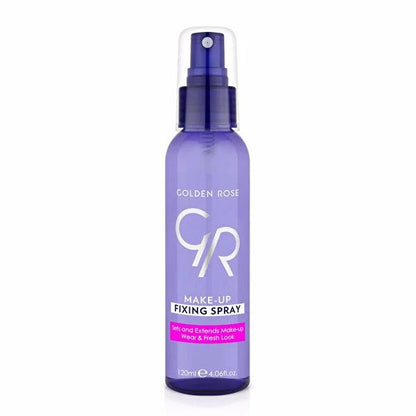 Spray fijador de maquillaje Golden Rose 120ml - Spray fijador de maquillaje de larga duración para mujer