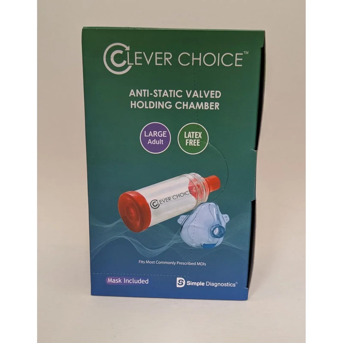 Clever Choice Select Anti-Static Valved Holding Chamber Large Respiratory Care Pasteur Pharmacy