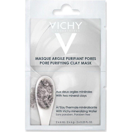 Vichy Pore Purifying Clay Mask 2 x 6ml Clay Mask Pasteur Pharmacy