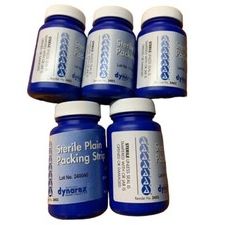 (LOT OF 5) STERILE PLAIN PACKING STRIP 1" x 5yd BY DYNAREX (E111) Health Care Pasteur Pharmacy