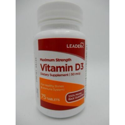 Leader# vitamin d3 50mcg Vitamins & Supplements Pasteur Pharmacy