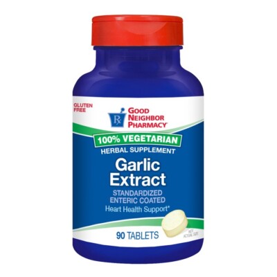 GNP Odorless Garlic Tablets, 90 Count Vitamins & Supplements Pasteur Pharmacy