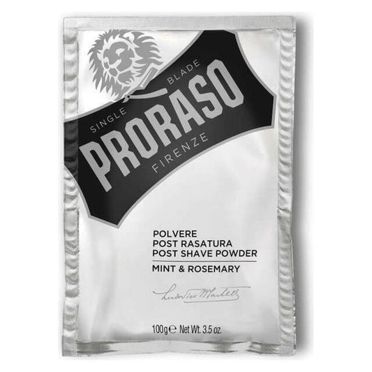 Proraso Mint & Rosemary Classic Post Shave Powder 100g Post Shave Powder Pasteur Pharmacy