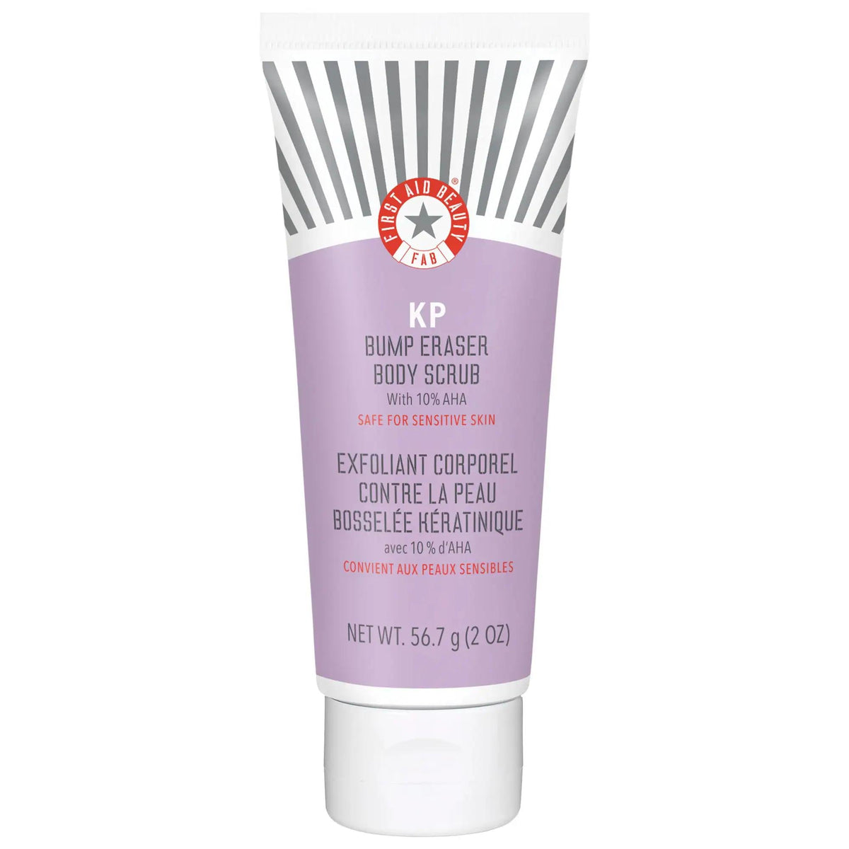 Mini KP Bump Eraser Body Scrub with 10% AHA - Vegan, Cruelty-Free Body Exfoliant for Keratosis Pilaris Treatment